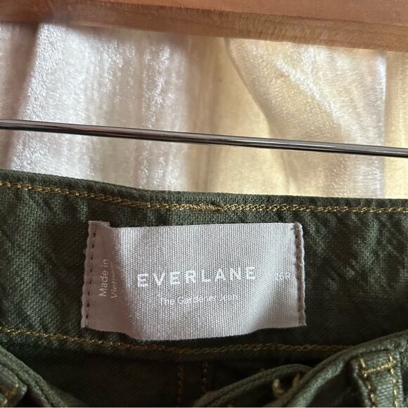 The Everlane x Marques' Almeida Canvas Oversized Barrel Pant Green NEW Size 26R - Picture 4 of 11